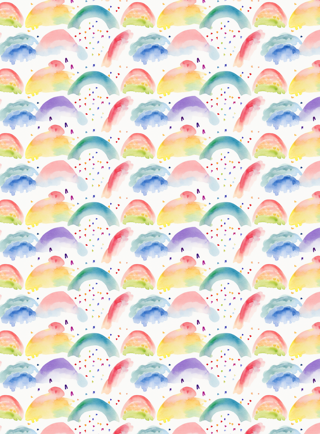 Rainbow Print Tubie Tape | Hypoallergenic