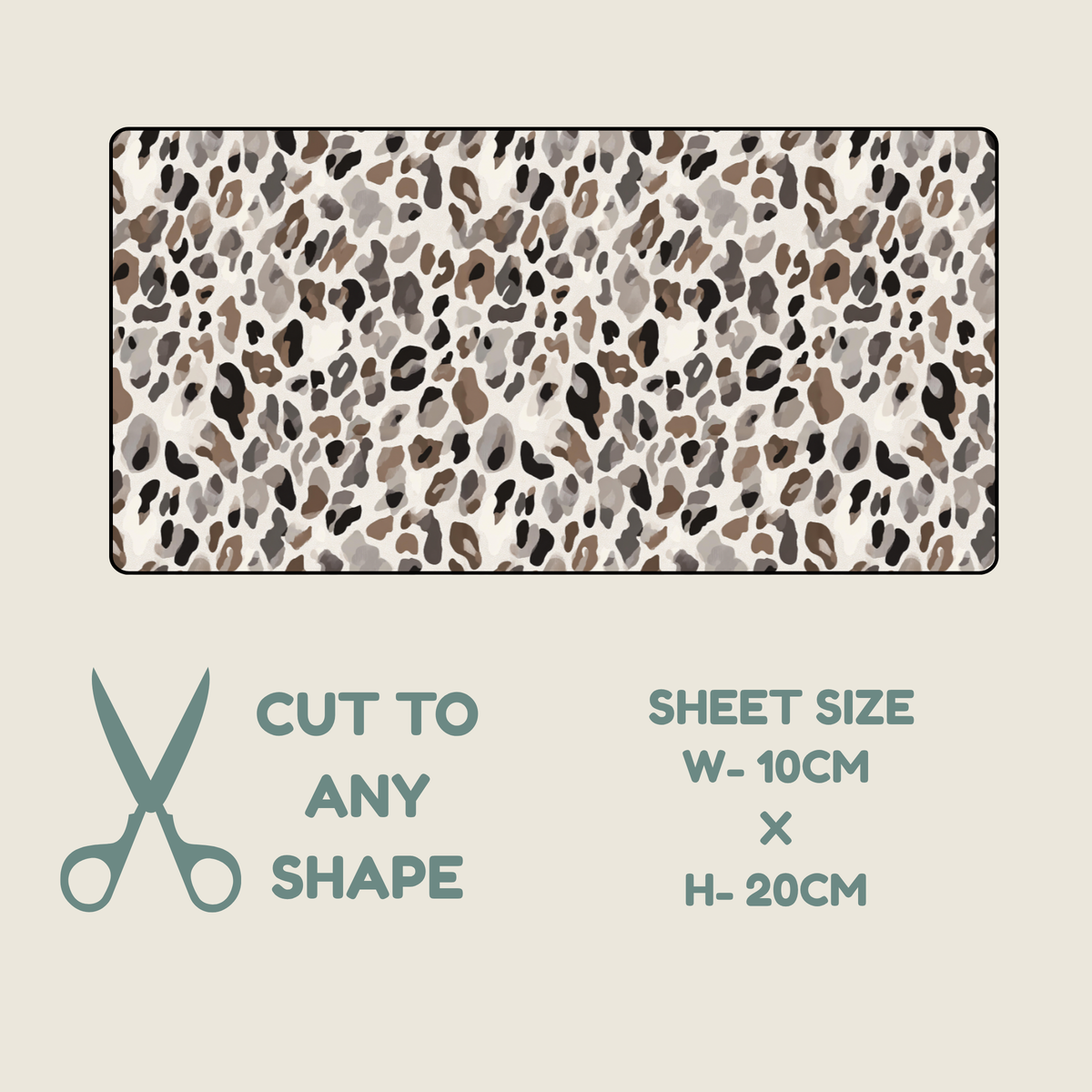 Animal Print Tubie Tape |  Hypoallergenic