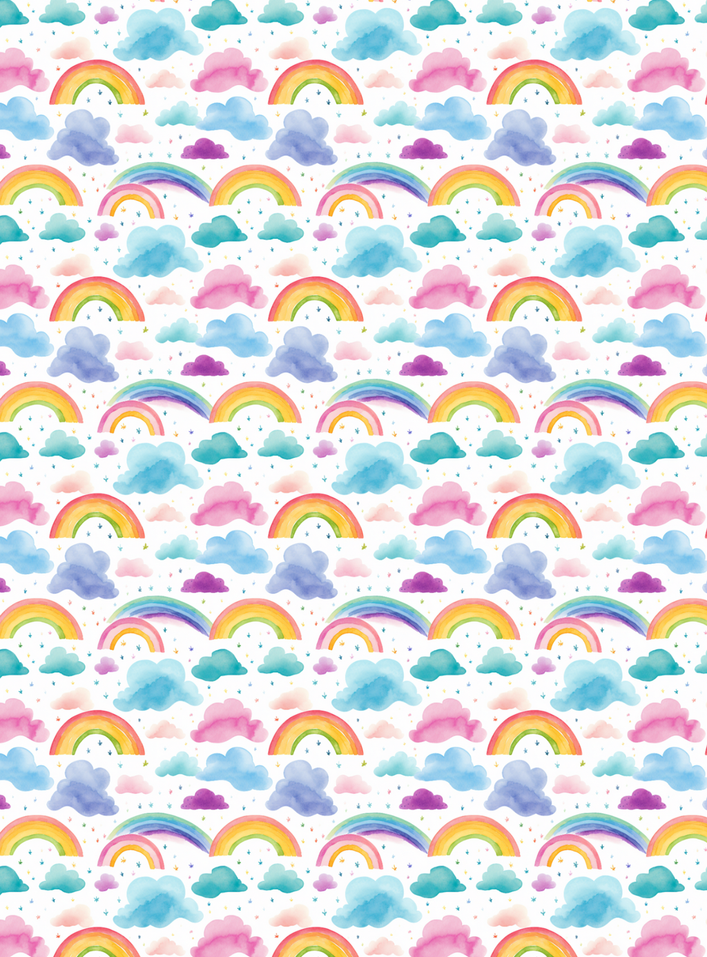 Rainbow Print Tubie Tape | Hypoallergenic