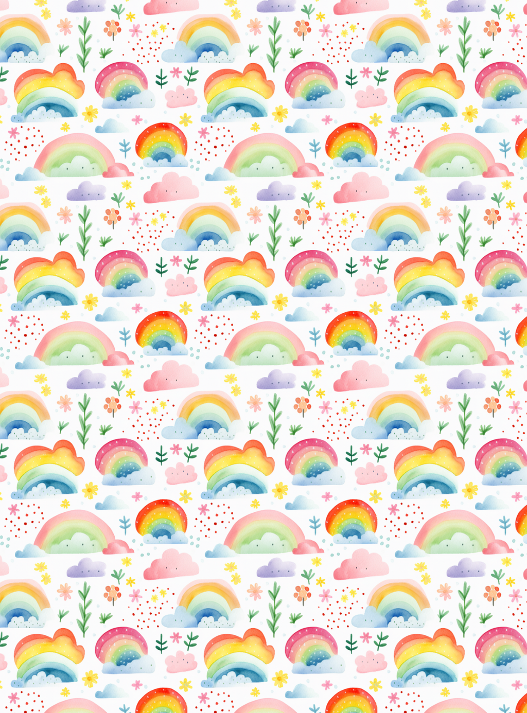 Rainbow Print Tubie Tape | Hypoallergenic