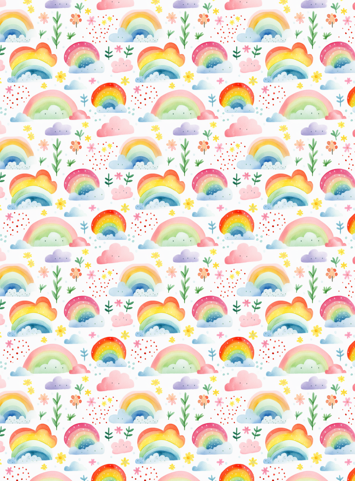 Rainbow Print Tubie Tape | Hypoallergenic