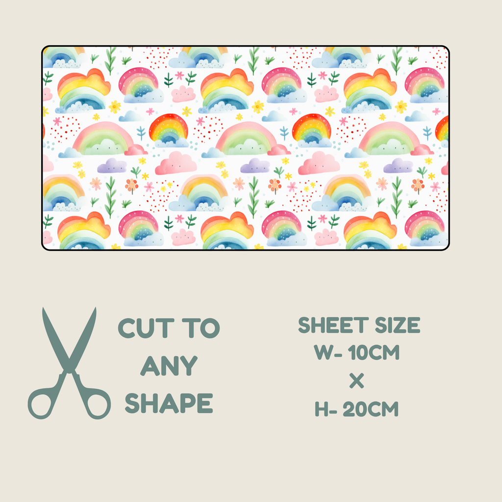 Rainbow Print Tubie Tape | Hypoallergenic