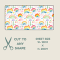Rainbow Print Tubie Tape | Hypoallergenic
