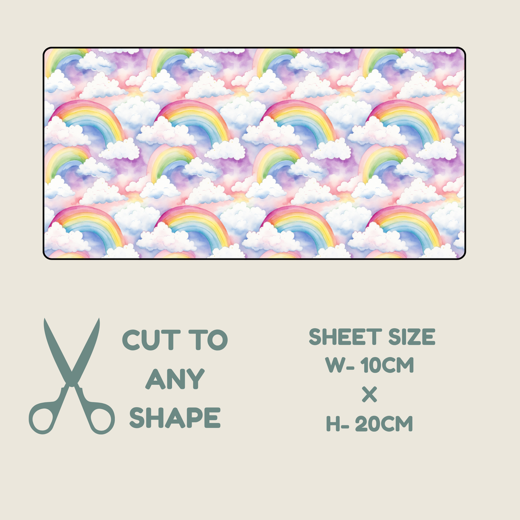 Rainbow Print Tubie Tape | Hypoallergenic