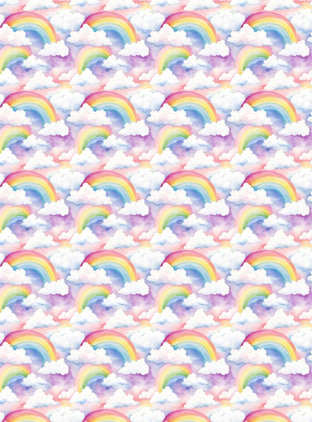 Rainbow Print Tubie Tape | Hypoallergenic