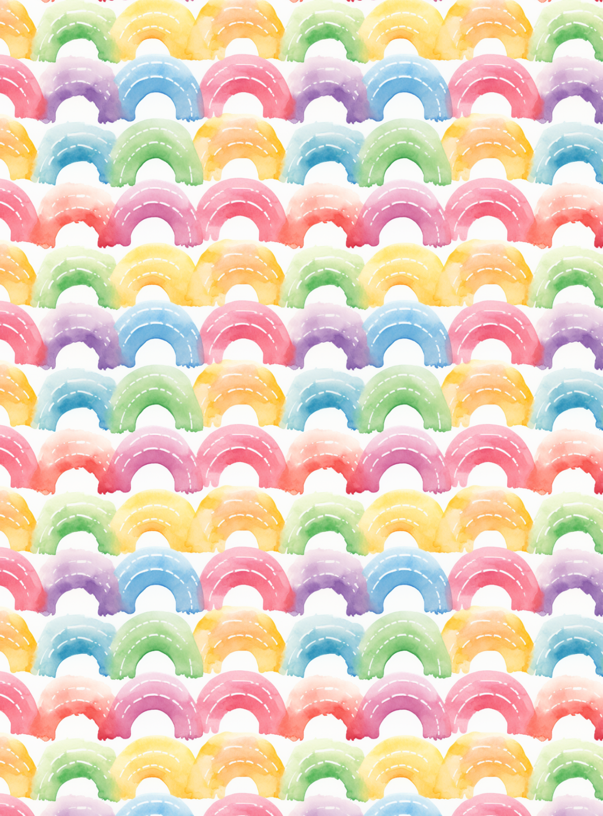 Rainbow Print Tubie Tape | Hypoallergenic