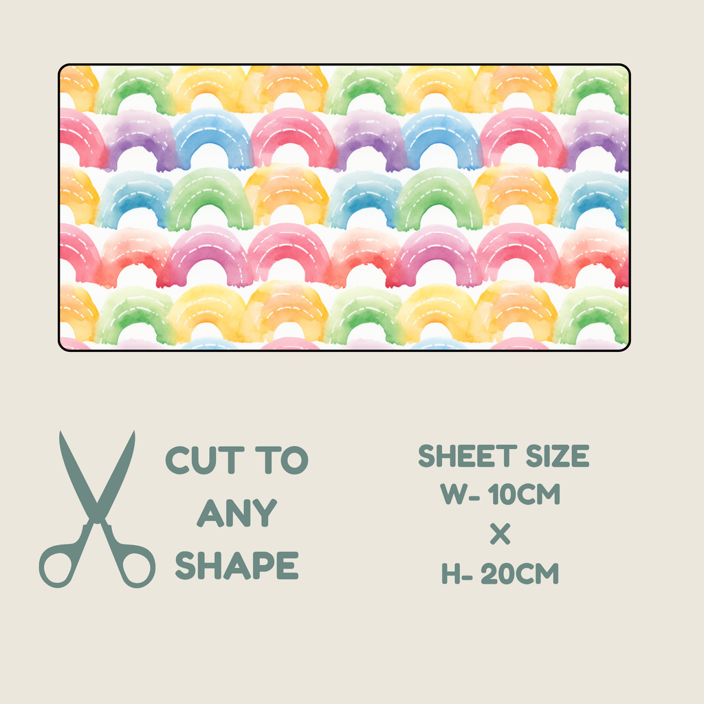Rainbow Print Tubie Tape | Hypoallergenic
