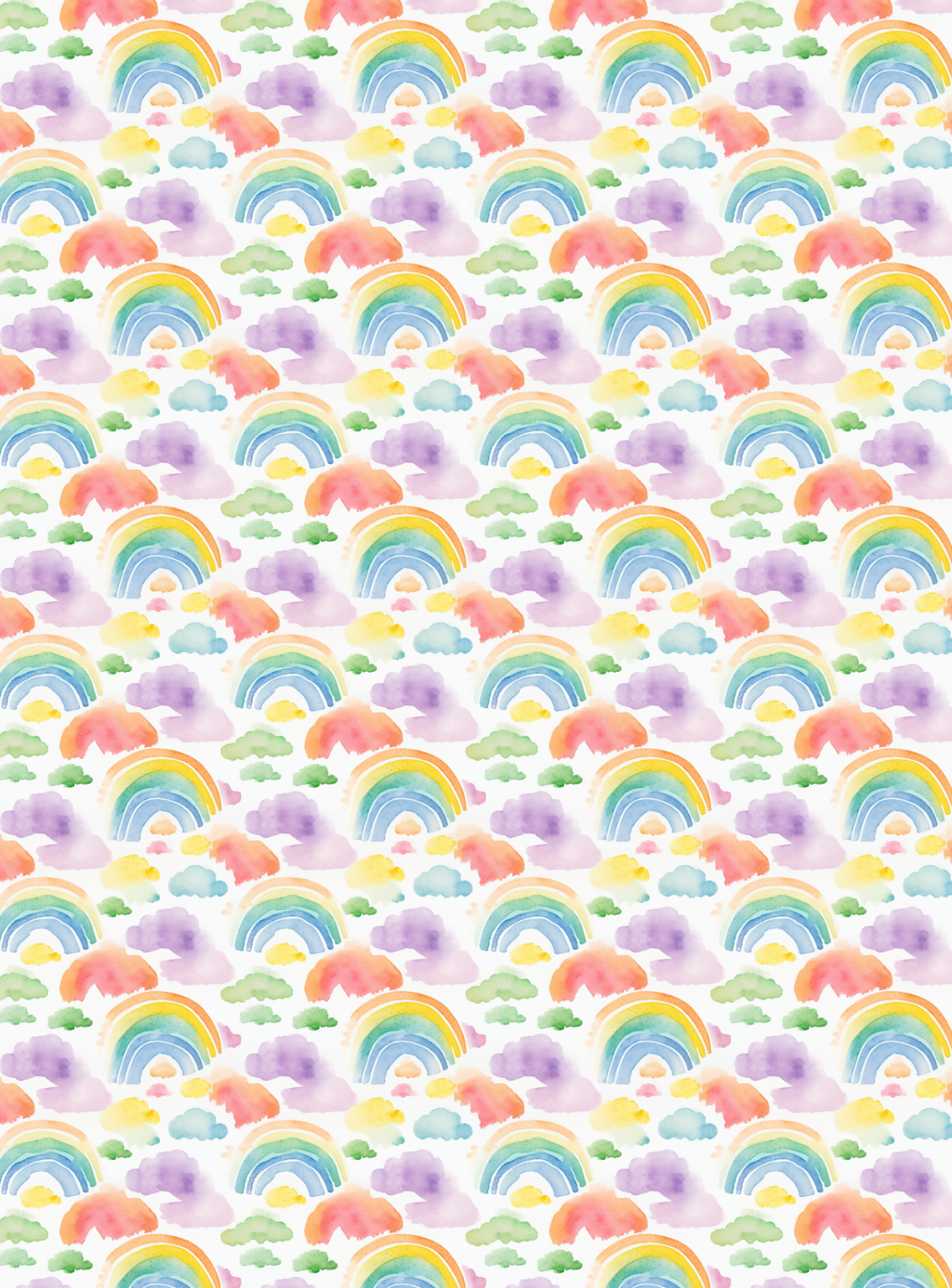 Rainbow Print Tubie Tape | Hypoallergenic