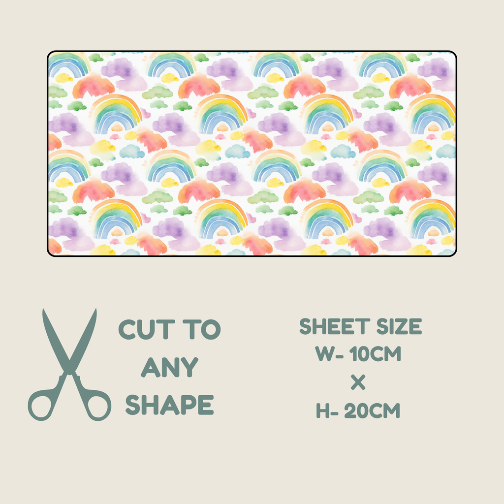 Rainbow Print Tubie Tape | Hypoallergenic