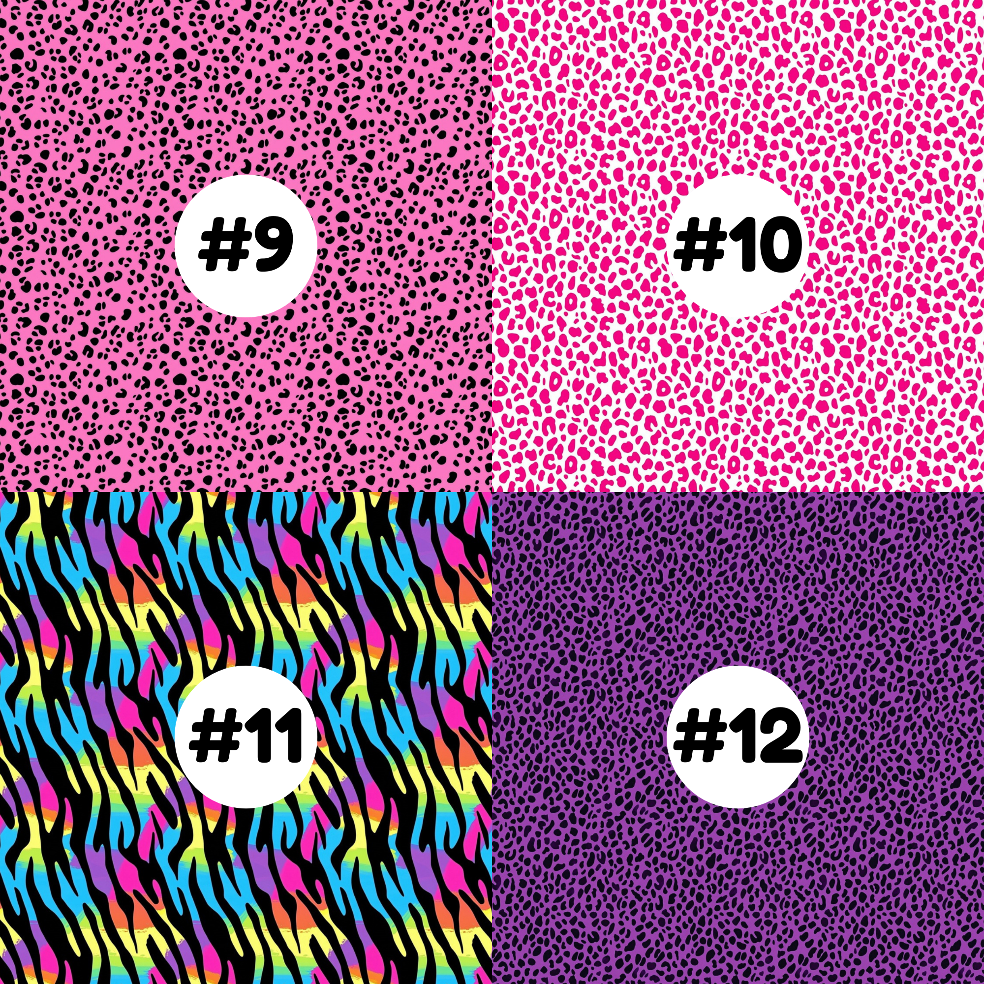 Hypoallergenic Tape-BRIGHT Animal Prints
