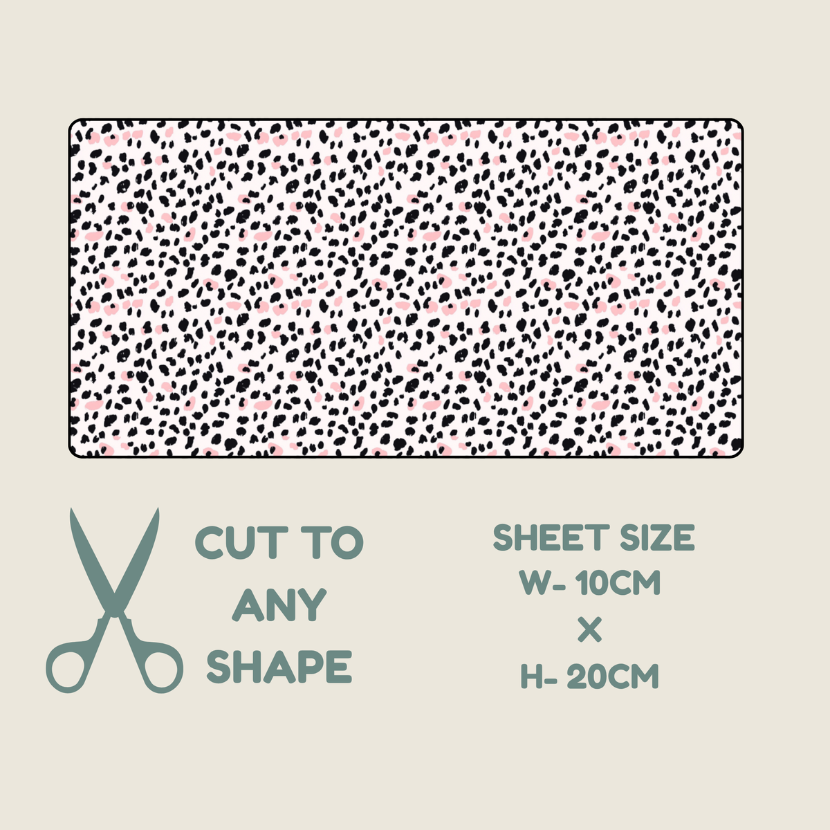Pastel Animal Print Tubie Tape | Hypoallergenic