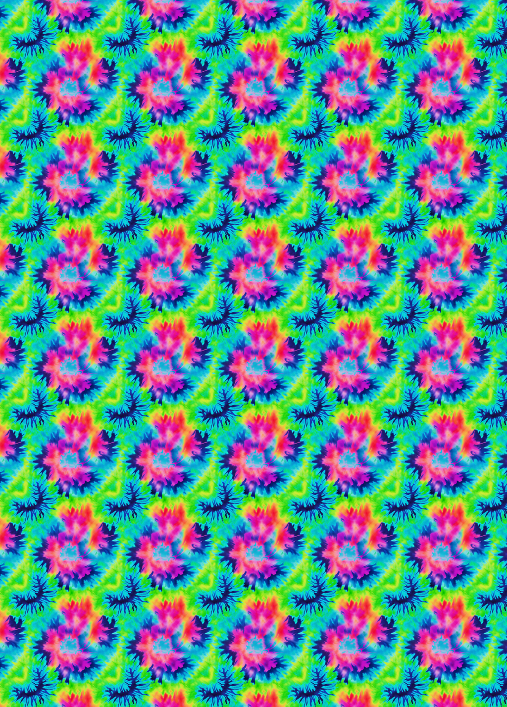 Tie-Dye Print Tubie Tape | Hypoallergenic