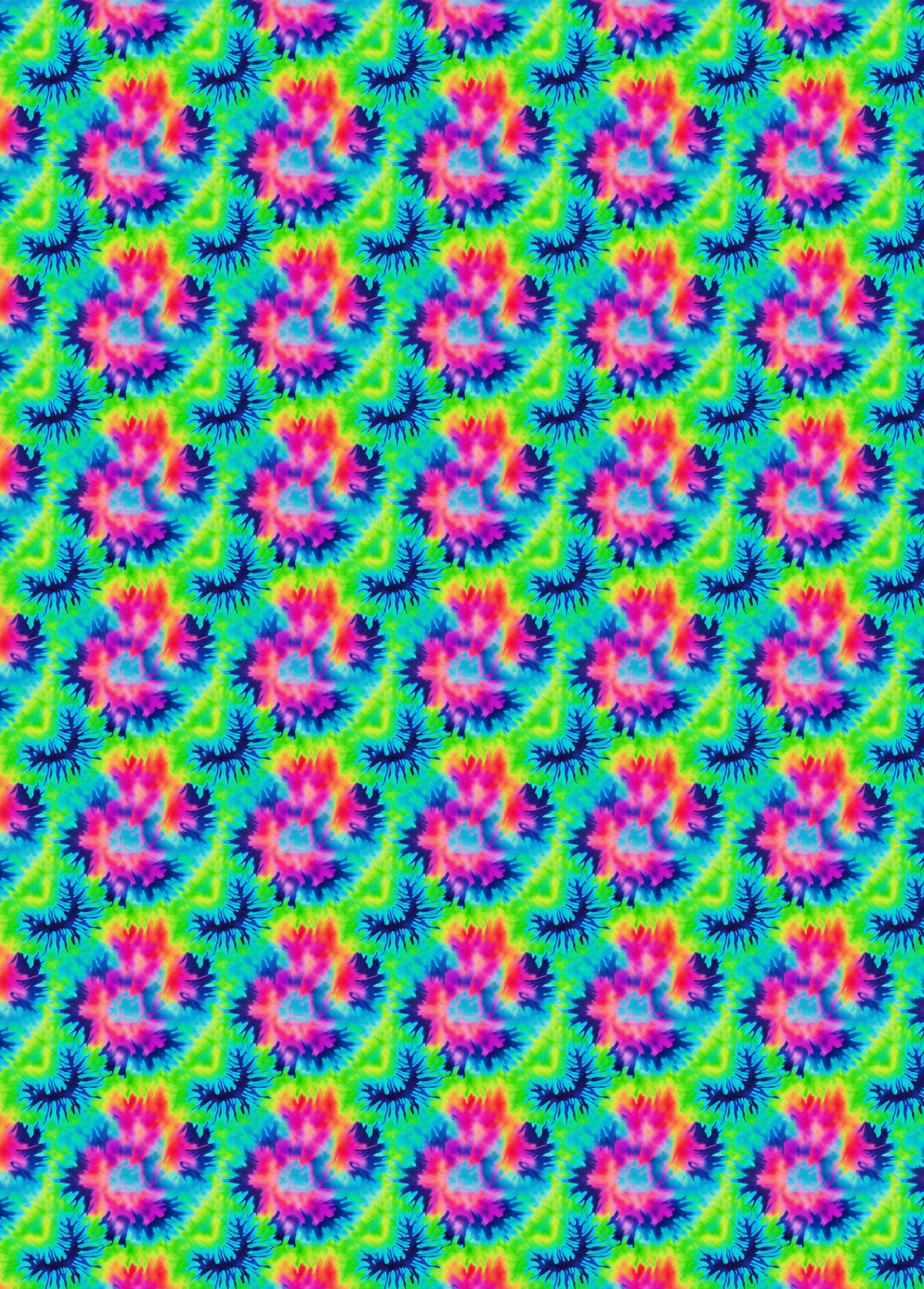 Tie-Dye Print Tubie Tape | Hypoallergenic