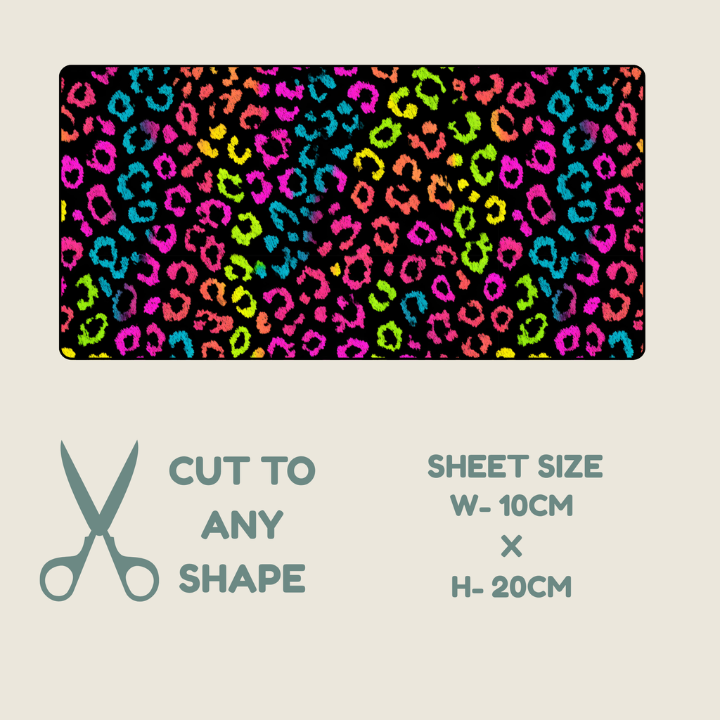 Neon Animal Print Tubie Tape | Hypoallergenic