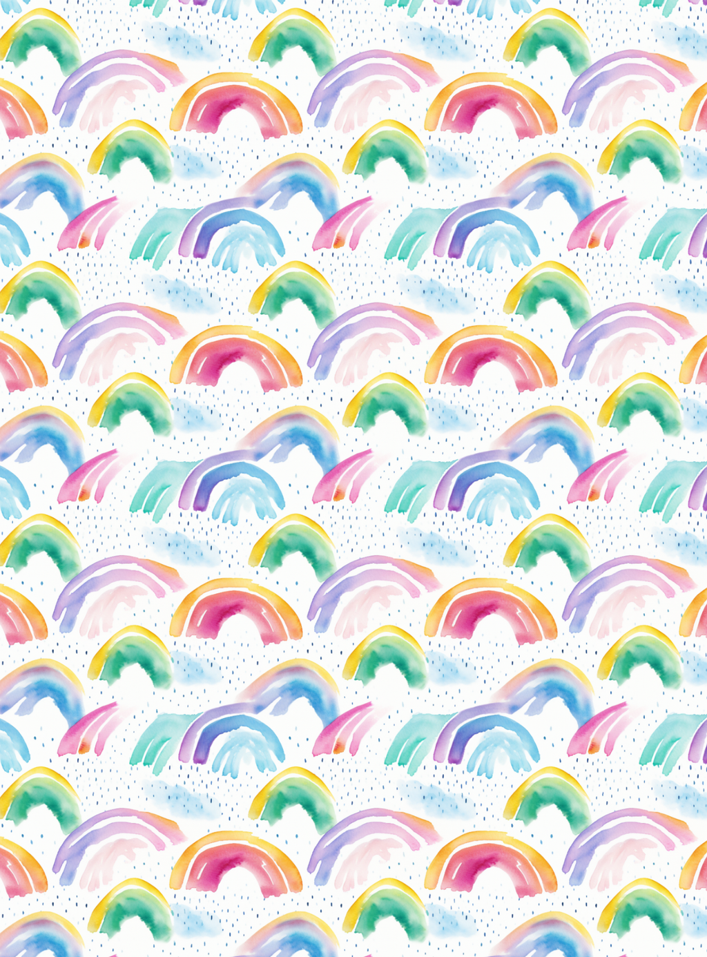 Rainbow Print Tubie Tape | Hypoallergenic