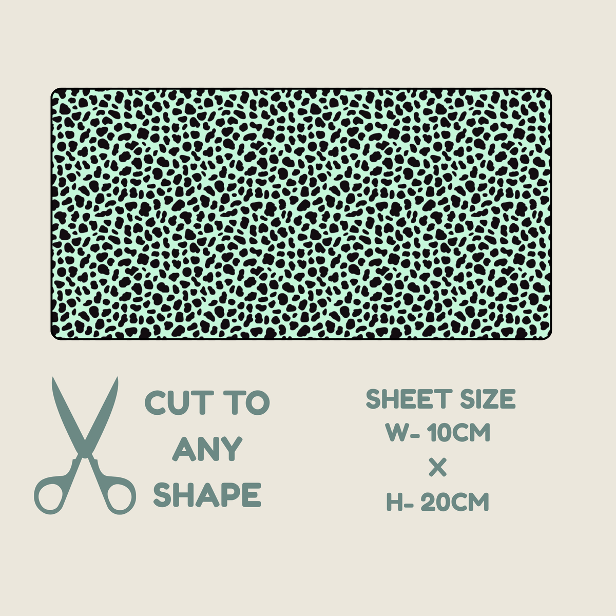 Pastel Animal Print Tubie Tape | Hypoallergenic