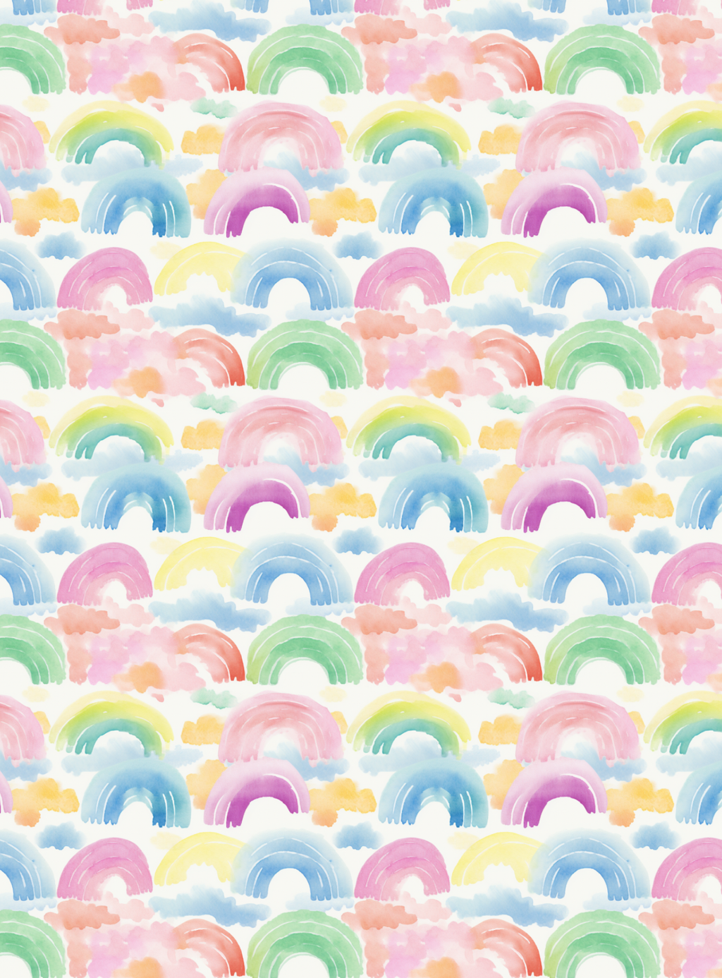 Rainbow Print Tubie Tape | Hypoallergenic
