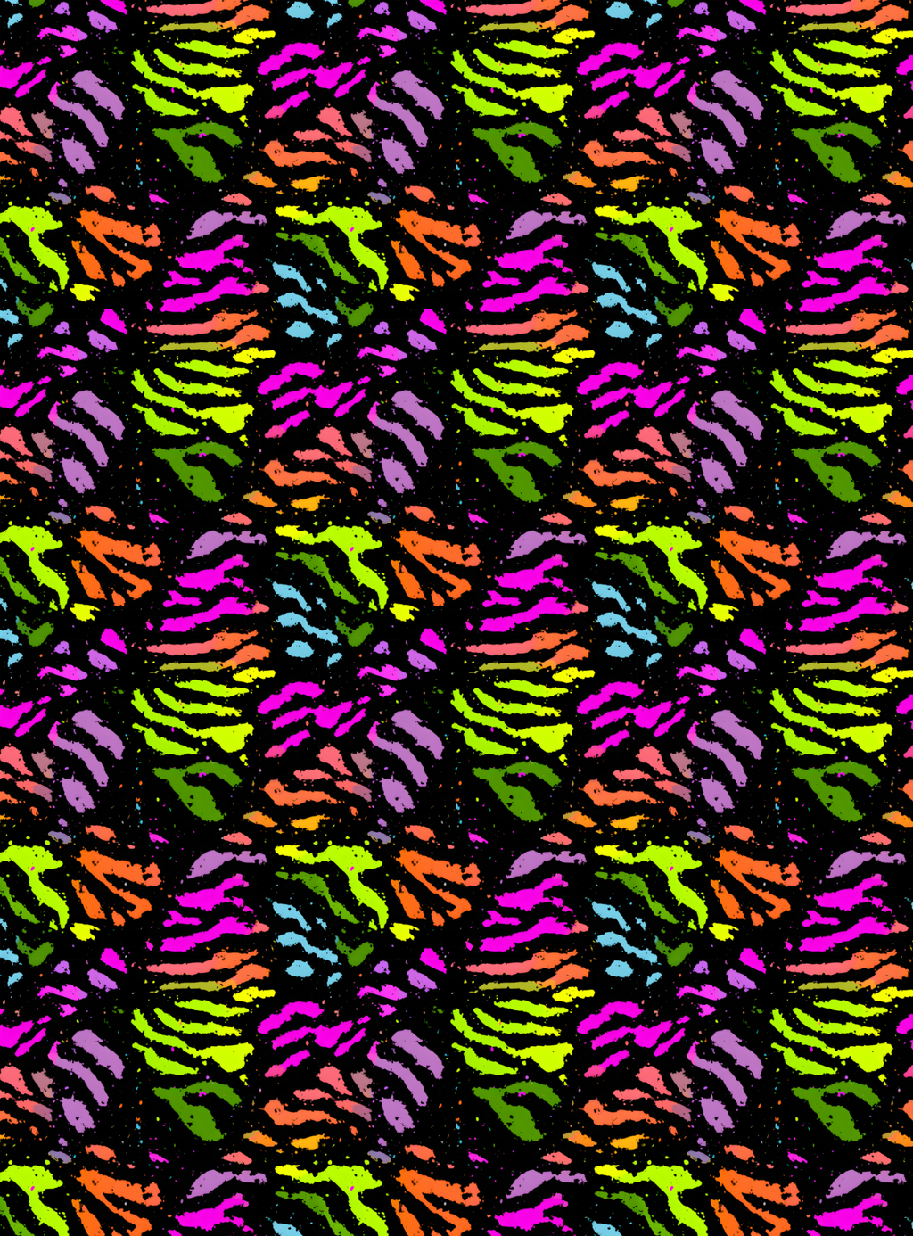 Neon Animal Print Tubie Tape | Hypoallergenic