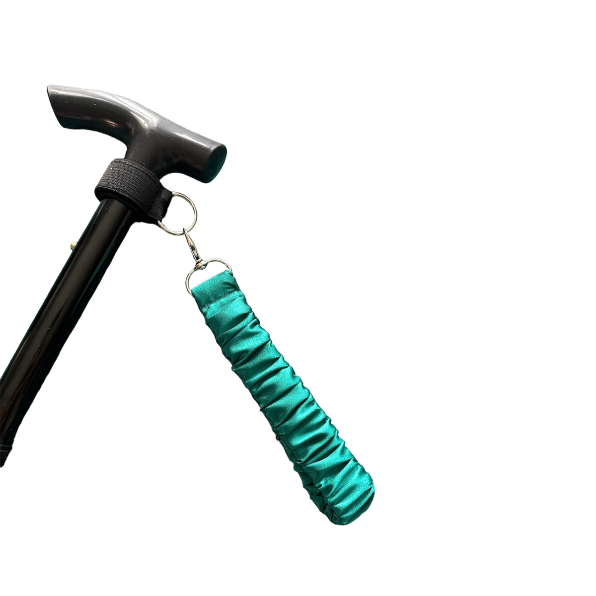 Jade Green Satin - Wrist Strap For walking Sticks & Canes