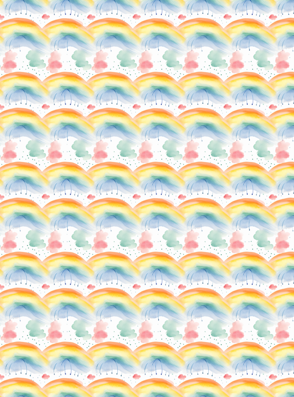 Rainbow Print Tubie Tape | Hypoallergenic