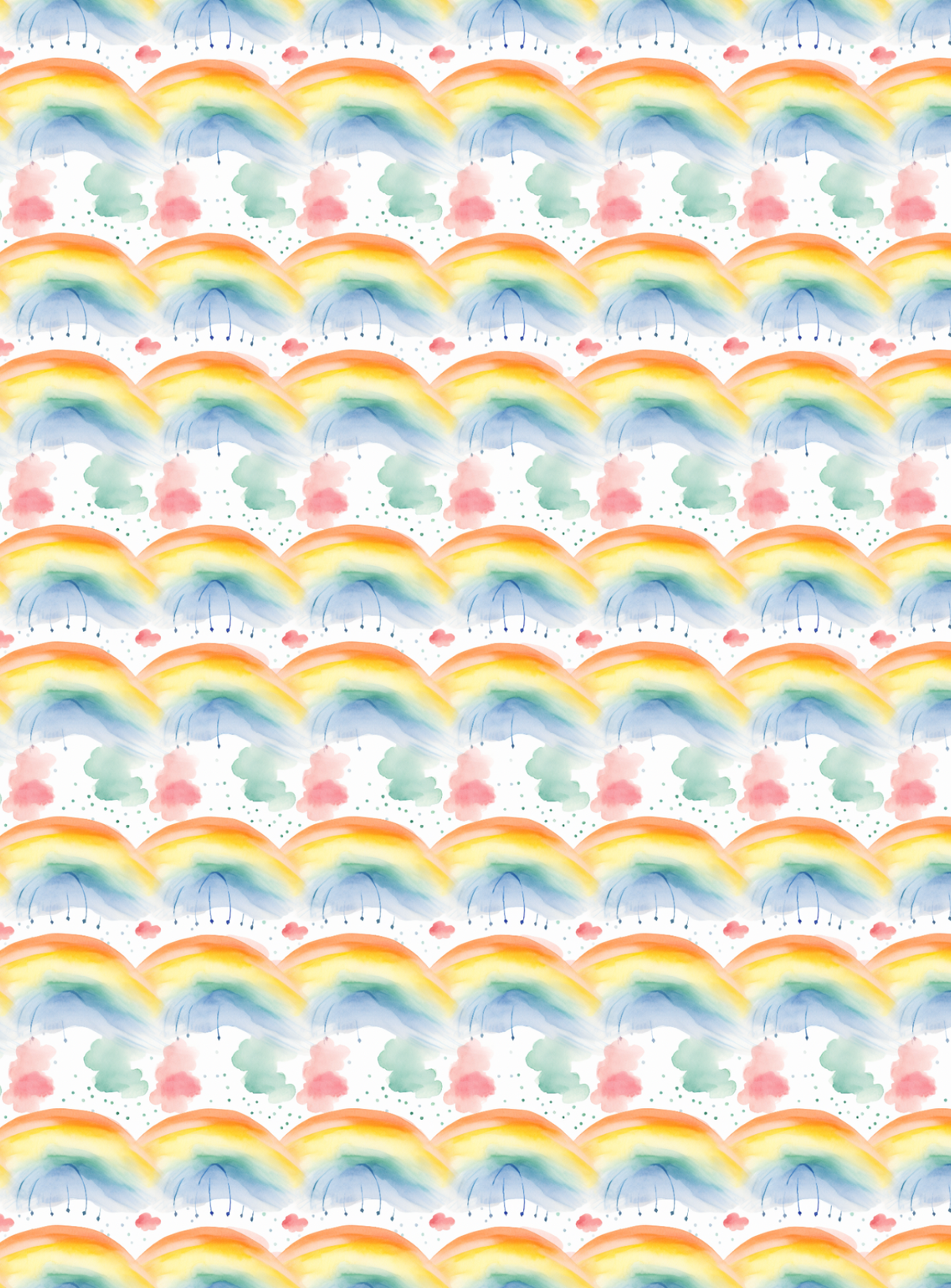 Rainbow Print Tubie Tape | Hypoallergenic