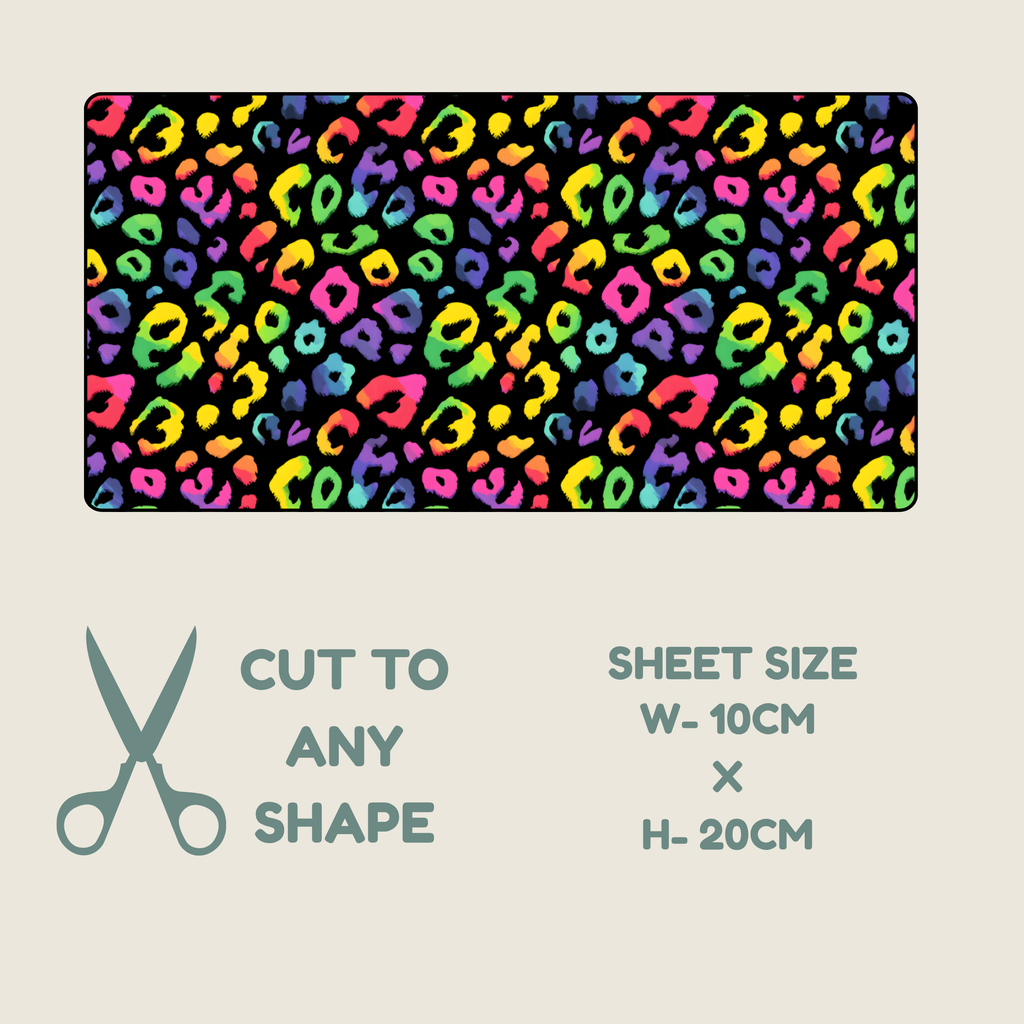 Neon Animal Print Tubie Tape | Hypoallergenic