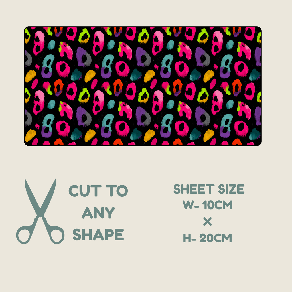 Neon Animal Print Tubie Tape | Hypoallergenic