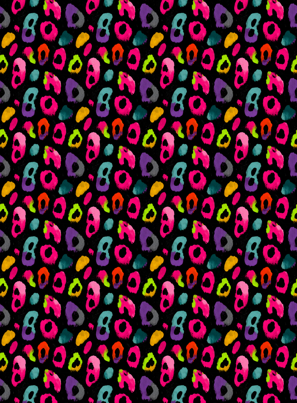 Neon Animal Print Tubie Tape | Hypoallergenic
