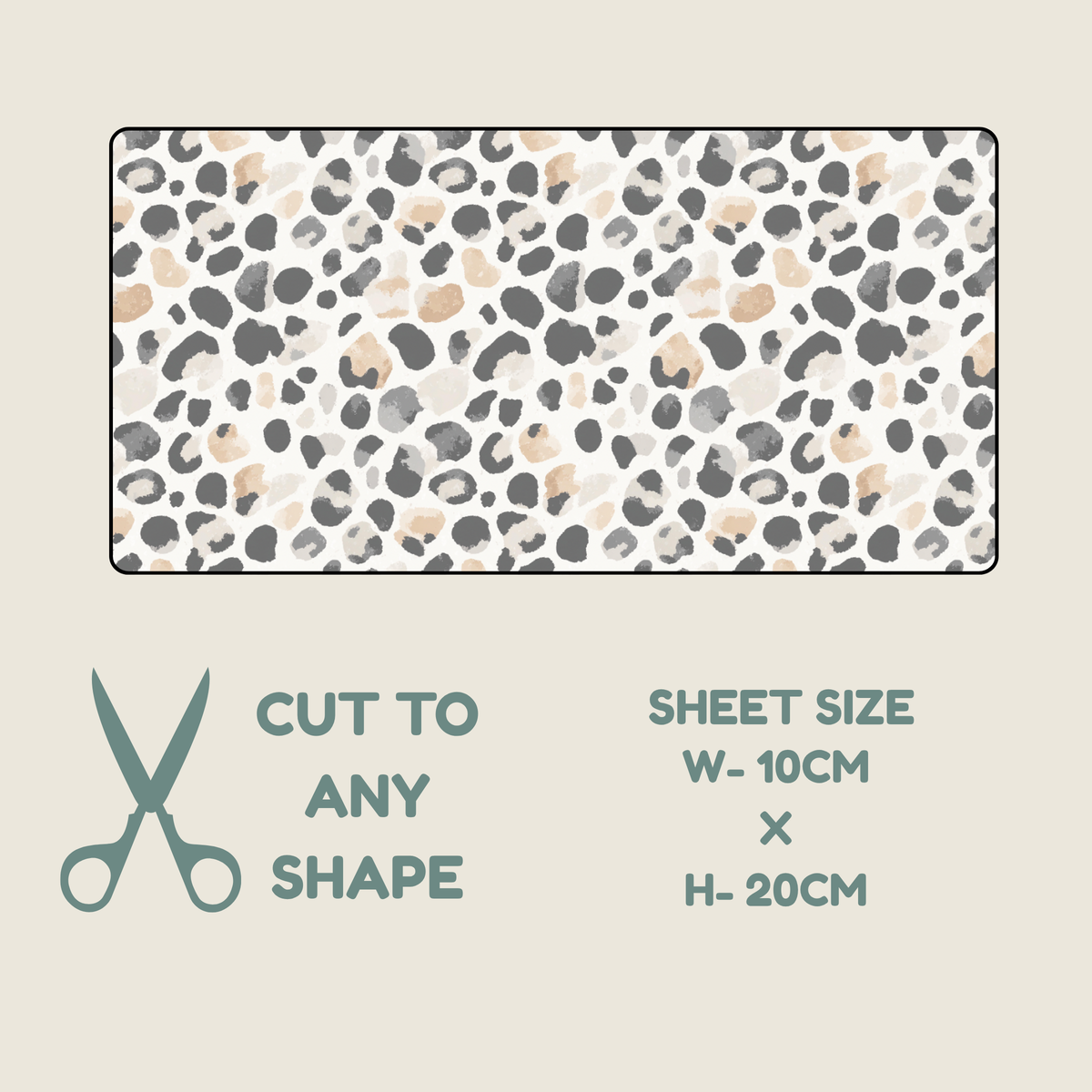 Animal Print Tubie Tape |  Hypoallergenic
