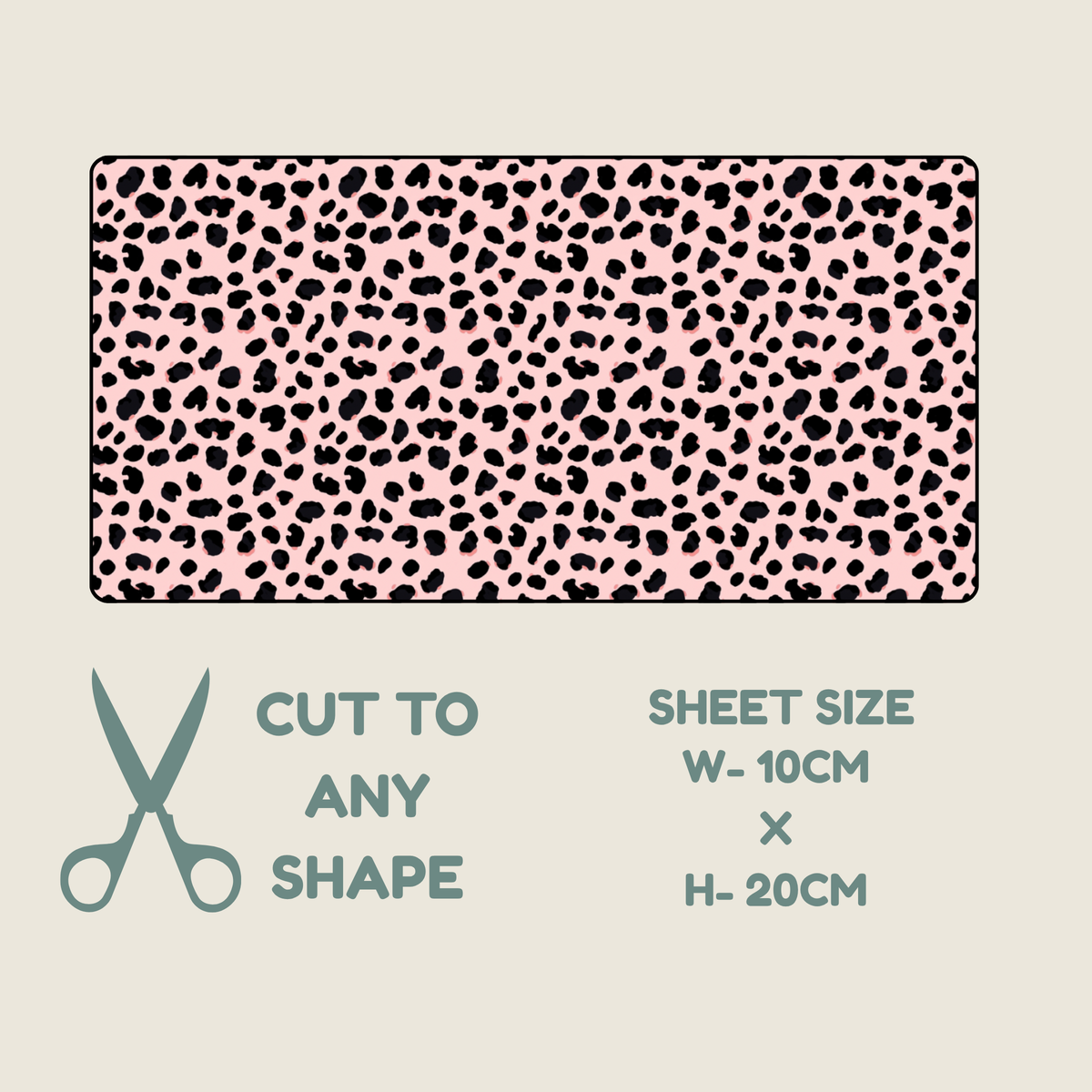 Pastel Animal Print Tubie Tape | Hypoallergenic