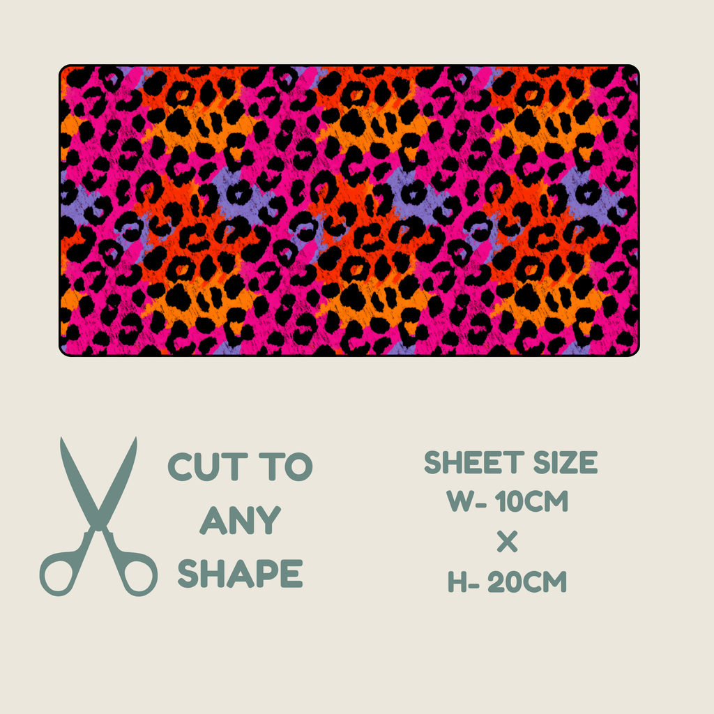 Neon Animal Print Tubie Tape | Hypoallergenic