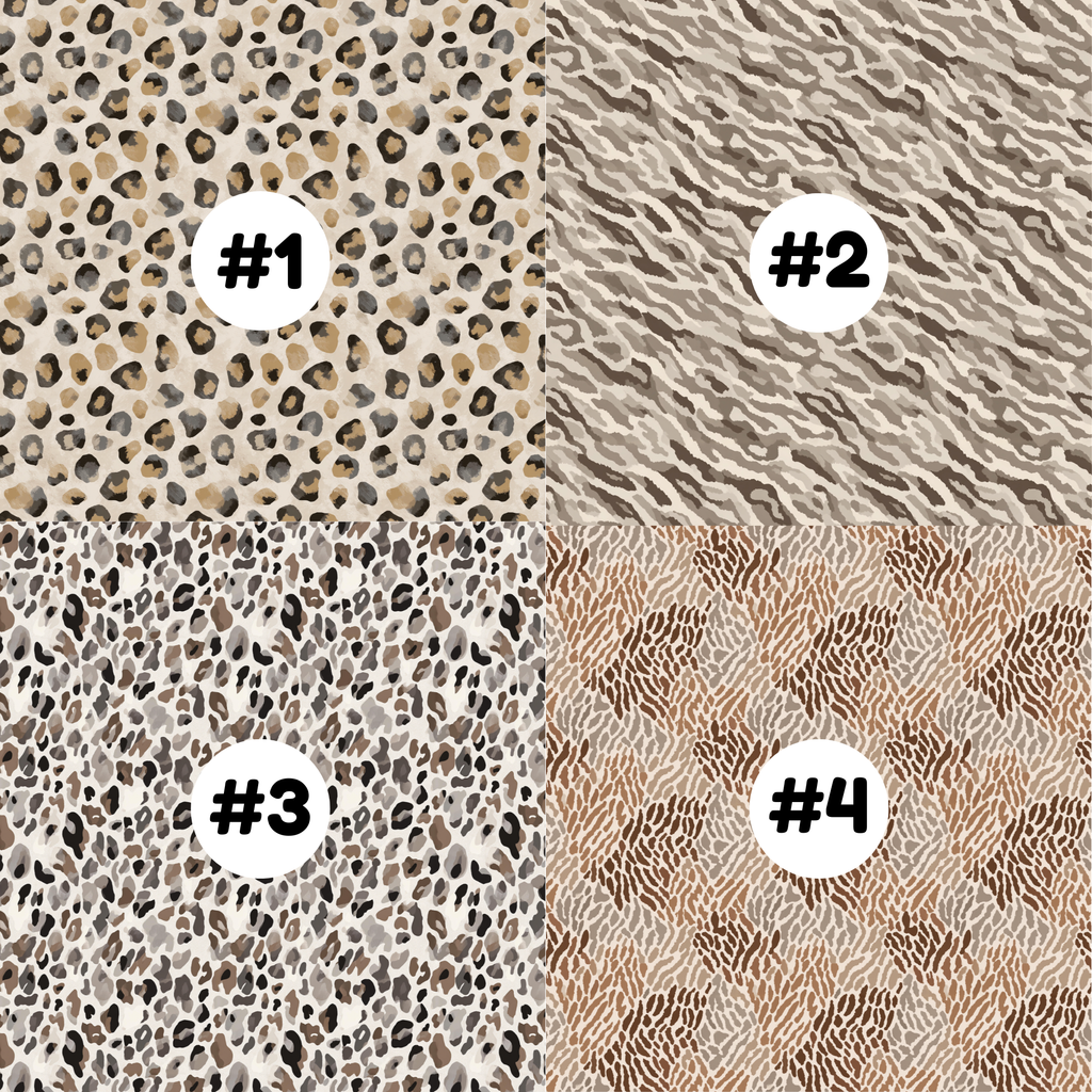 Hypoallergenic Tape-Neutral Animal Prints