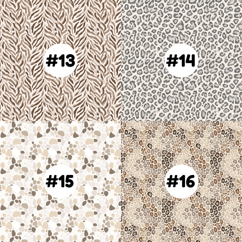Hypoallergenic Tape-Neutral Animal Prints