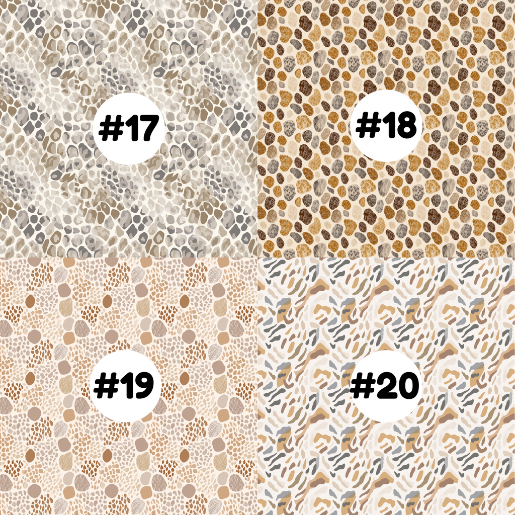 Hypoallergenic Tape-Neutral Animal Prints