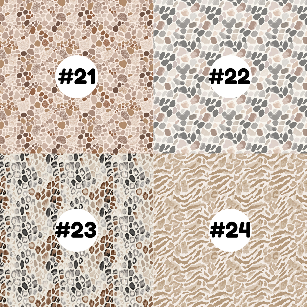 Hypoallergenic Tape-Neutral Animal Prints