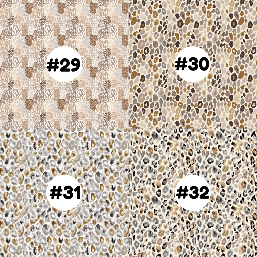 Hypoallergenic Tape-Neutral Animal Prints
