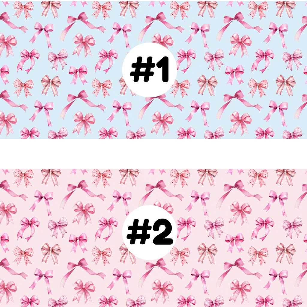 Hypoallergenic Tape-PINK Coquette Bows
