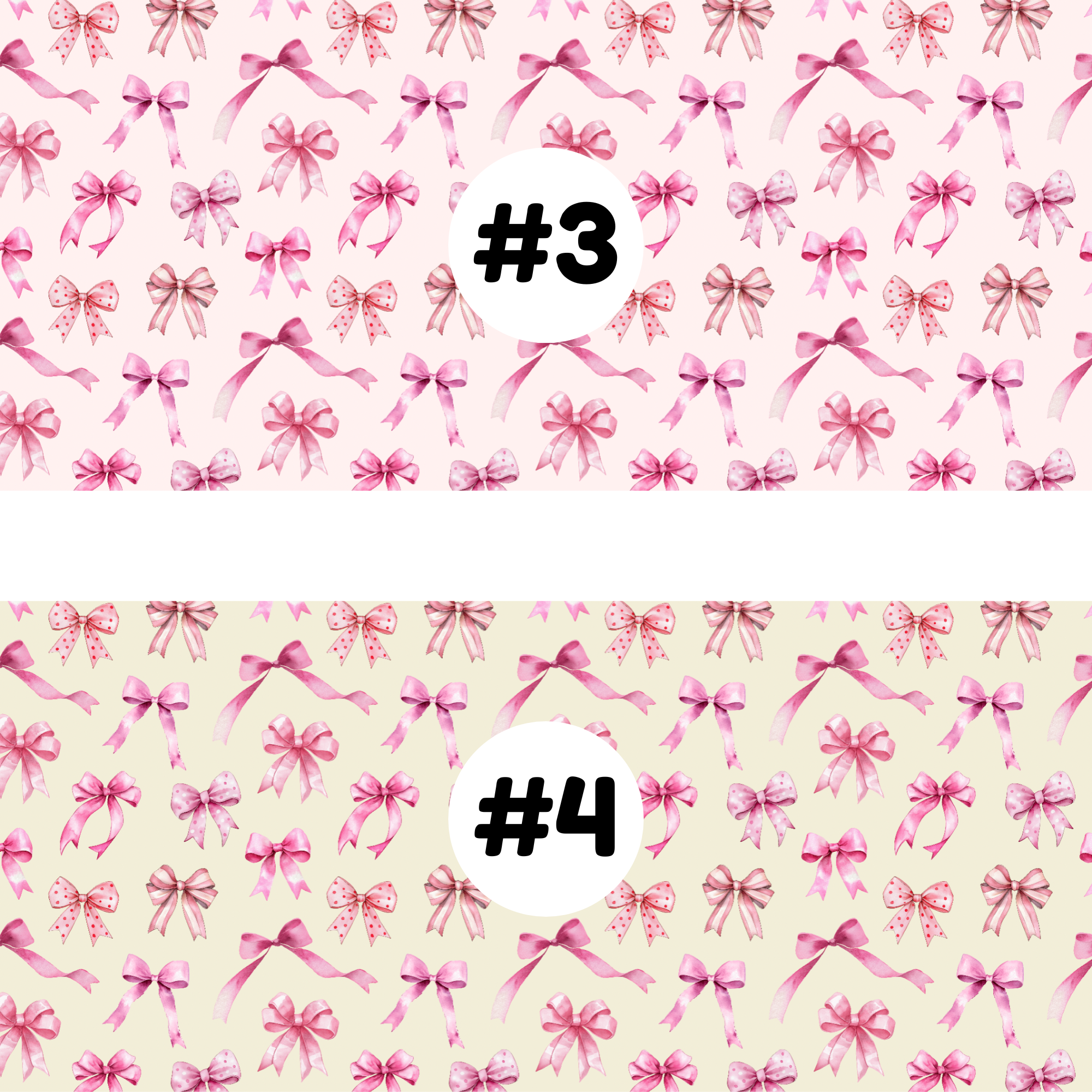 Hypoallergenic Tape-PINK Coquette Bows