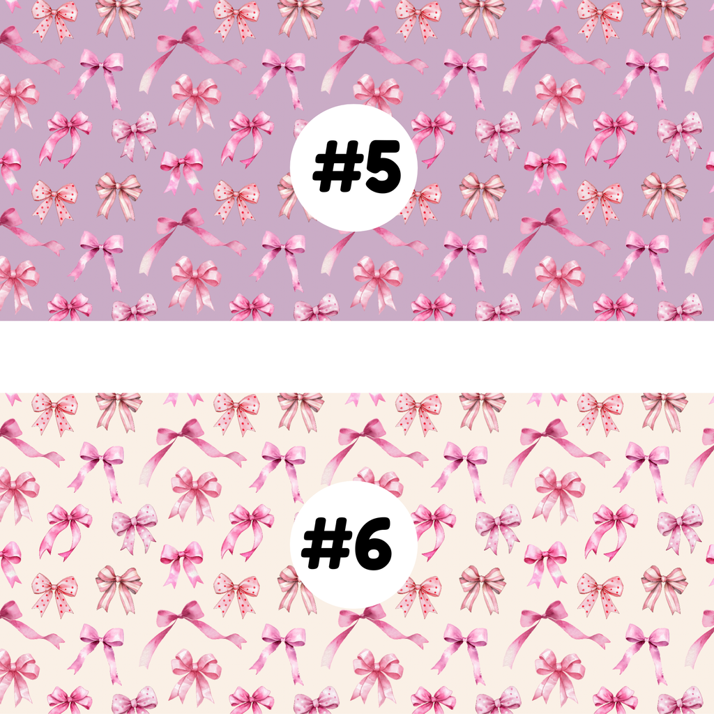 Hypoallergenic Tape-PINK Coquette Bows