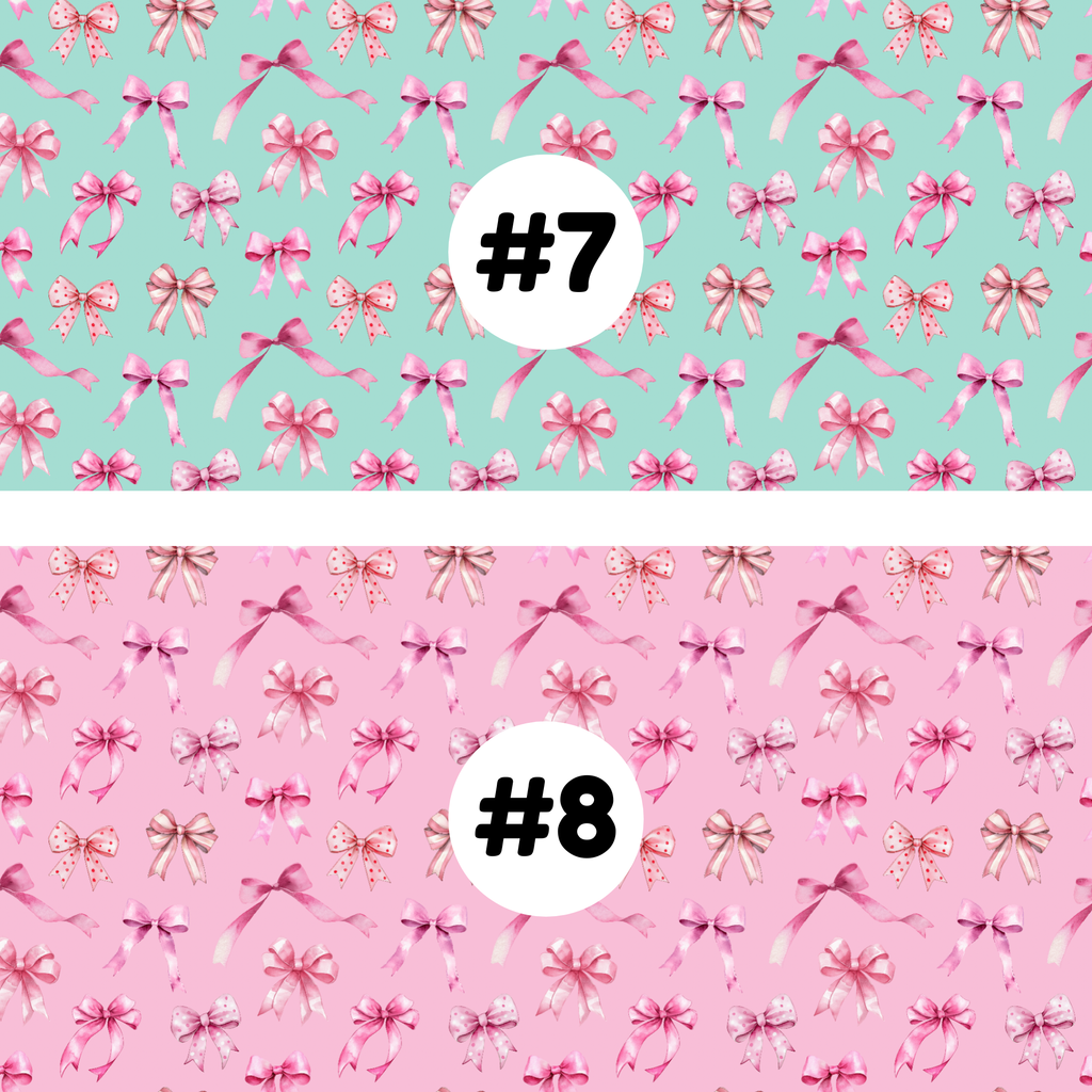 Hypoallergenic Tape-PINK Coquette Bows