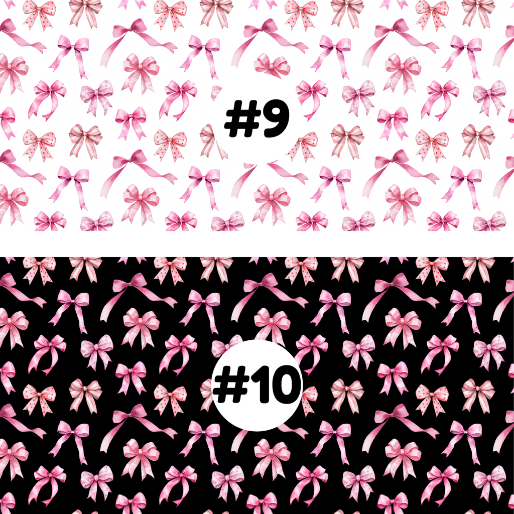 Hypoallergenic Tape-PINK Coquette Bows