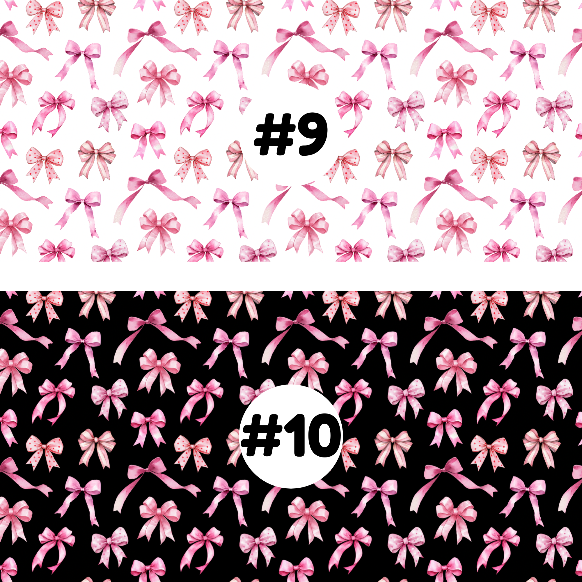 Hypoallergenic Tape-PINK Coquette Bows