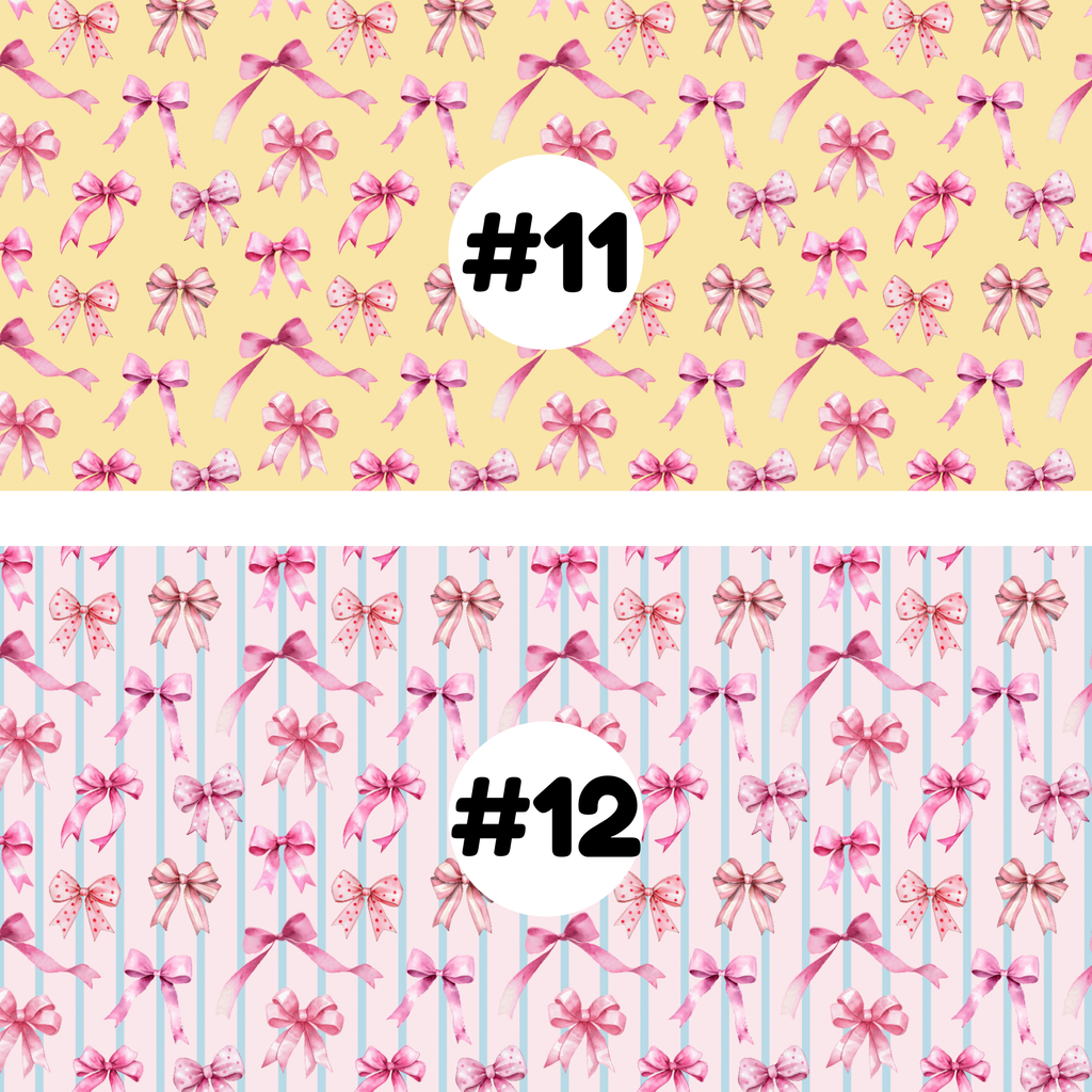 Hypoallergenic Tape-PINK Coquette Bows