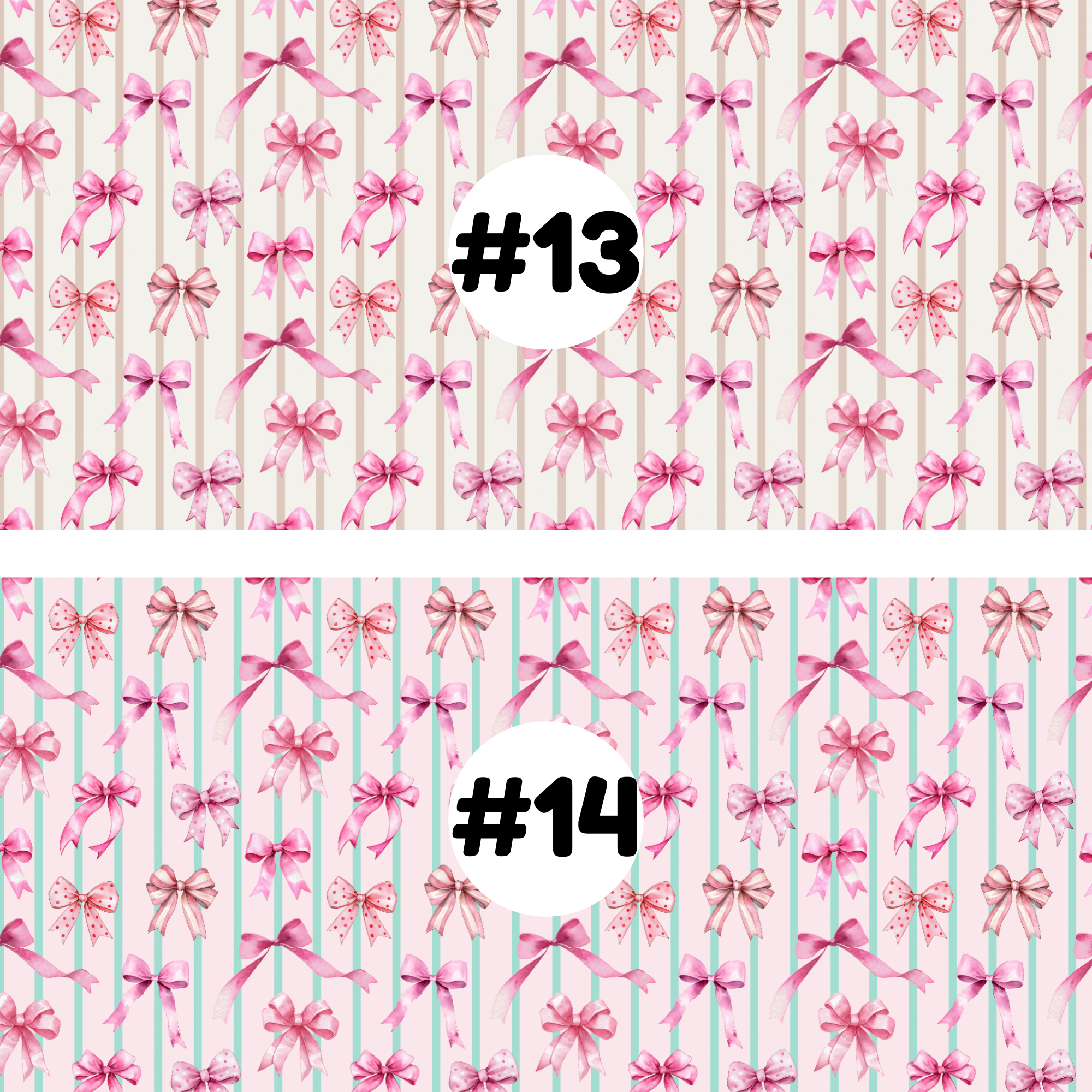 Hypoallergenic Tape-PINK Coquette Bows