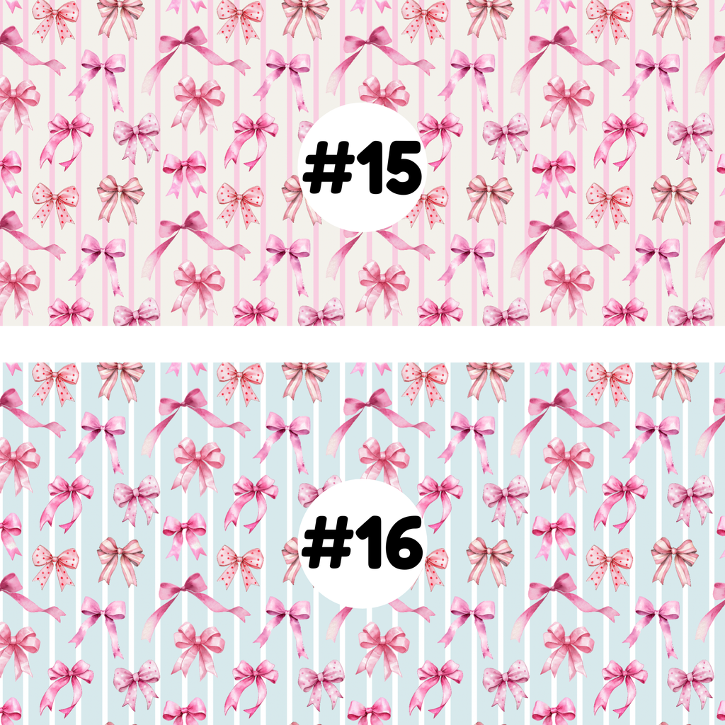 Hypoallergenic Tape-PINK Coquette Bows