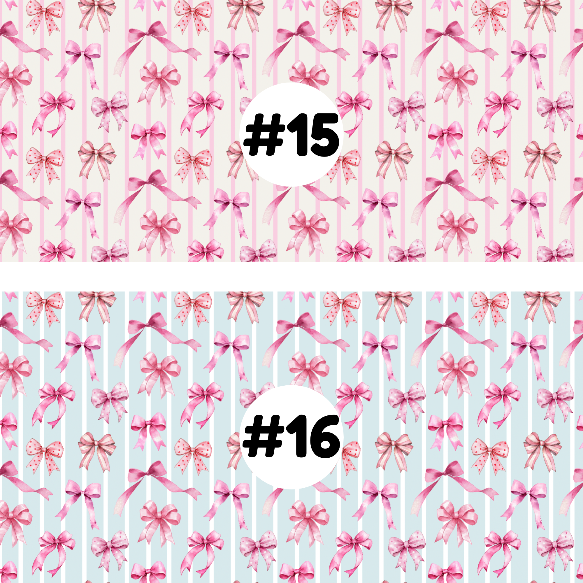 Hypoallergenic Tape-PINK Coquette Bows