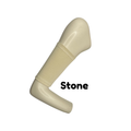 Cotton jersey armband in beige stone colour. picc line cover is displayed on a mannequin arm. the words stone to indicate colour