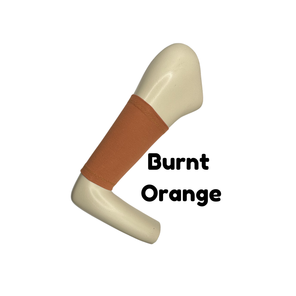 Diabetes CGM-Burnt Orange Cotton Jersey