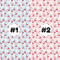 Hypoallergenic Tape-CHERRIES AND BOWS Floral