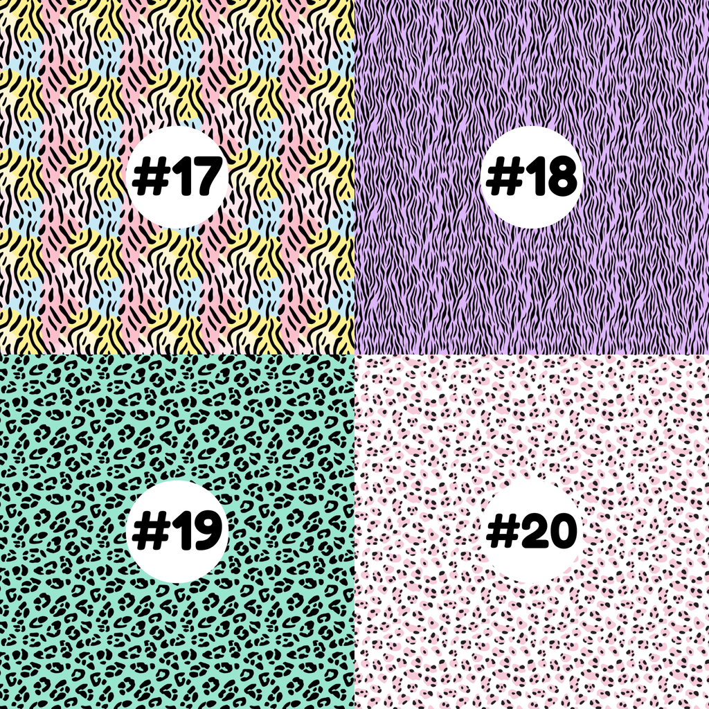Hypoallergenic Tape-PASTEL Animal Prints
